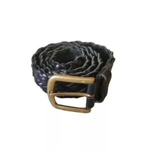 LUCKY women’s Black Braided Belt, Small